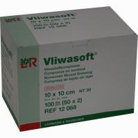 Vliwasoft Vliesstoff- Kompresse Steril 10x20cm Kompressen Lohmann & Rauscher GmbH & Co.KG 50 Stück