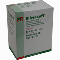 Vliwasoft Vliesstoff- Kompresse Steril 10x20cm Kompressen Lohmann & Rauscher GmbH & Co.KG 50 Stück