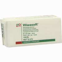Vliwasoft Vliesstoff- Kompresse Unsteril 10x10cm Kompressen Lohmann & Rauscher GmbH & Co.KG 100 Stück