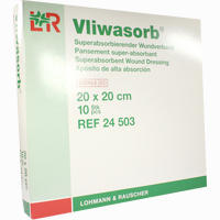 Vliwasorb Superabsorbierender Wundverband 20x20cm Steril Lohmann & Rauscher GmbH & Co.KG 10 Stück