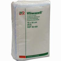 Vliwazell Kompressen 15x25cm Unsteril  Lohmann & Rauscher GmbH & Co.KG 25 Stück