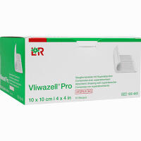 Vliwazell Pro Superabsorb. Steril 10x10 Cm Kompressen 10 Stück