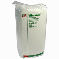 Vliwazell Unsteril 10x10cm Kompressen  Lohmann & rauscher gmbh & co.kg 25 Stück - ab 6,90 €