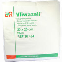 Vliwazell Unsteril 10x10cm Kompressen  Lohmann & rauscher gmbh & co.kg 25 Stück - ab 6,90 €