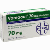 Vomacur 70mg Zäpfchen  10 Stück - ab 1,66 €