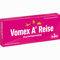 Vomex A Reise 50 Mg Sublingualtabletten 10 Stück