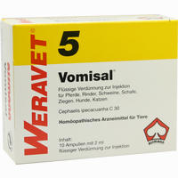 Vomisal 5 Vet Ampullen 10 x 2 ml