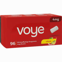 Voye Citrus 4mg Wirkstoffhalt. Kaugummi M. Nikotin 24 Stück - ab 7,69 €