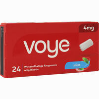 Voye Mint 4 Mg Wirkstoffhalt. Kaugummi mit Nikotin 96 Stück - ab 7,69 €