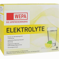 Wepa Elektrolyte Pulver Zitrone 20 x 5.6 g