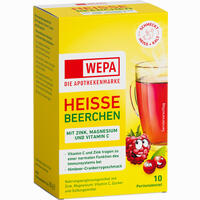Wepa Heisse Beerchen+ Vit. C+ Zink+ Magnesium Pulver 10 x 10 g