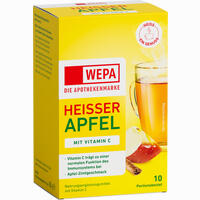 Wepa Heisser Apfel+ Vitamin C Pulver 10 x 10 g