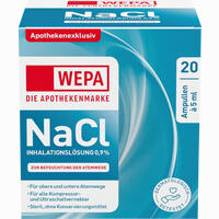 Wepa Inhalationslösung Nacl 0.9 %  20 x 5 ml - ab 3,16 €