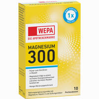 Wepa Magnesium 300+ Vit. C zuckerfrei Pulver 10 x 4.5 g