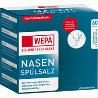 Wepa Nasenspülsalz  60 x 2.95 g - ab 3,00 €