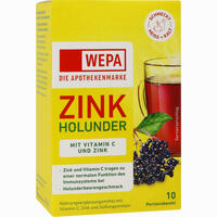 Wepa Zink Holunder+ Vit. C+ Zink Pulver 10 x 10 g