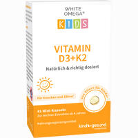 White Omega Kids Vitamin D3 + K2 45 Stück