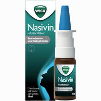 Wick Nasivin Nasenspray Erw. Schulkinder 0. 5 Mg Ml 10 ml