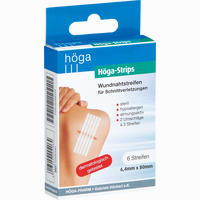 Wundnahtstreifen Höga- Strips 6.4x80mm  2 x 3 Stück - ab 3,95 €