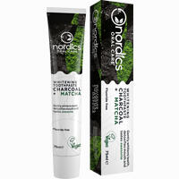 Zahnpasta Whitening Aktivkohle Matcha Nordics Zahncreme 75 ml