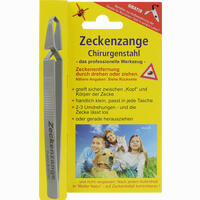 Zeckenzange Chirurgenstahl Geriffelt 1 Stück