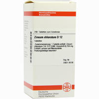 Zincum Chloratum D12 Tabletten 80 Stück - ab 7,05 €