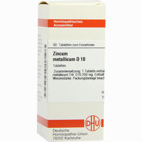 Zincum Metallicum D10 Tabletten 80 Stück