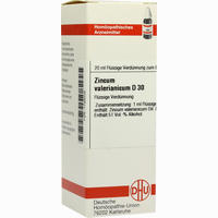 Zincum Valerianicum D30 Dilution 20 ml - ab 8,41 €