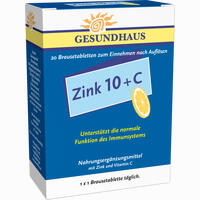 Zink 10+c Brausetabletten  20 Stück - ab 5,20 €