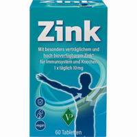 Zink 10 Mg Tabletten 60 Stück