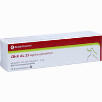 Zink Al 25mg Brausetabletten  20 Stück - ab 2,41 €