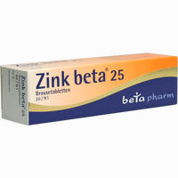 Zink Beta 25 Brausetabletten 20 Stück - ab 3,66 €