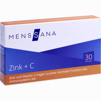 Zink + C Menssana Lutschtabletten 30 Stück - ab 8,70 €