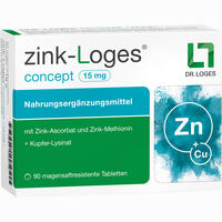 Zink- Loges Concept 15mg 30 Stück - ab 4,44 €