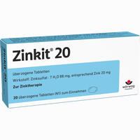 Zinkit 20 Dragees 100 Stück - ab 4,52 €