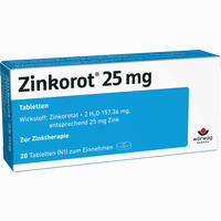 Zinkorot 25 Tabletten 20 Stück