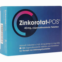 Zinkorotat Pos Tabletten 100 Stück - ab 3,36 €