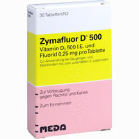 Zymafluor D 500 Tabletten 30 Stück - ab 1,30 €