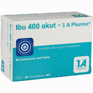 Ibu 400 Akut - 1a Pharma Filmtabletten 50 Stück ab 3,56€ Preisvergleich