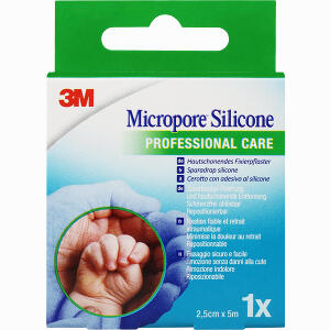 3m Silikonbeschichtetes Pflaster 2.5cmx5m Rollen  1 Stück - ab 12,08 &euro;