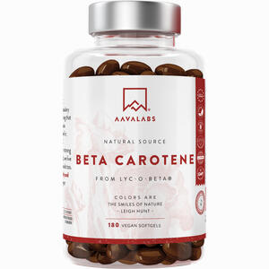 Aavalabs Beta Carotin - Vitamin A Vegan 180 Stück - ab 21,52 &euro;