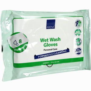 Abena Feuchte Einmalwaschhandschuhe Ohne Parfüm 8 Stück - ab 1,59 €