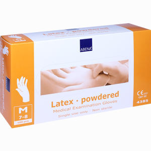Abena Handschuhe Latex Medium 4385  100 Stück - ab 0,00 &euro;