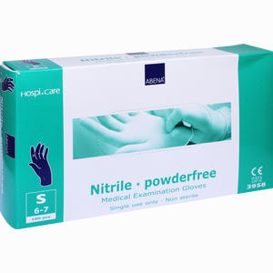 Abena Handschuhe Nitril Small Ungepudert  100 Stück - ab 14,86 €
