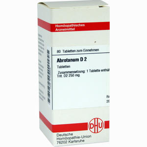Abrotanum D2 Tabletten 80 Stück - ab 9,49 €