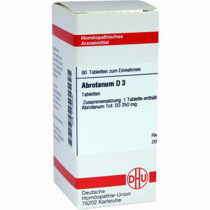Abrotanum D3 Tabletten 80 Stück - ab 9,26 €