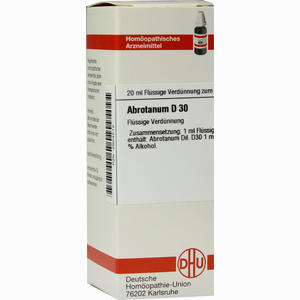 Abrotanum D30 Dilution 20 ml - ab 0,00 €