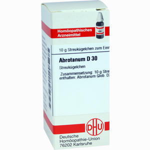 Abrotanum D30 Globuli 10 g - ab 8,40 €