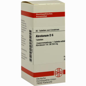 Abrotanum D6 Tabletten 80 Stück - ab 9,31 €
