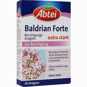 Abtei Baldrian Forte Beruhigungsdragees Tabletten 30 Stück - ab 5,91 €